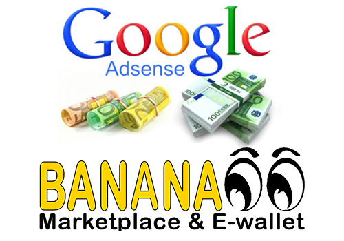BANANA00 Marketplace allows online collection of Google AdSense publicity