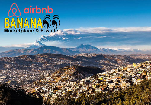 BANANA00 Marketplace, mejor método de retiro de dinero de Airbnb en Ecuador